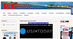 Desktop Screenshot of eldiariodelabahia.com